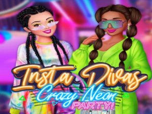 Vivid Neon Fashion Studio